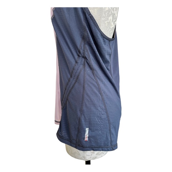 Zella Run Ruched Racerback Tank Top Adjustable Ruching Size Large - Picture 7 of 16